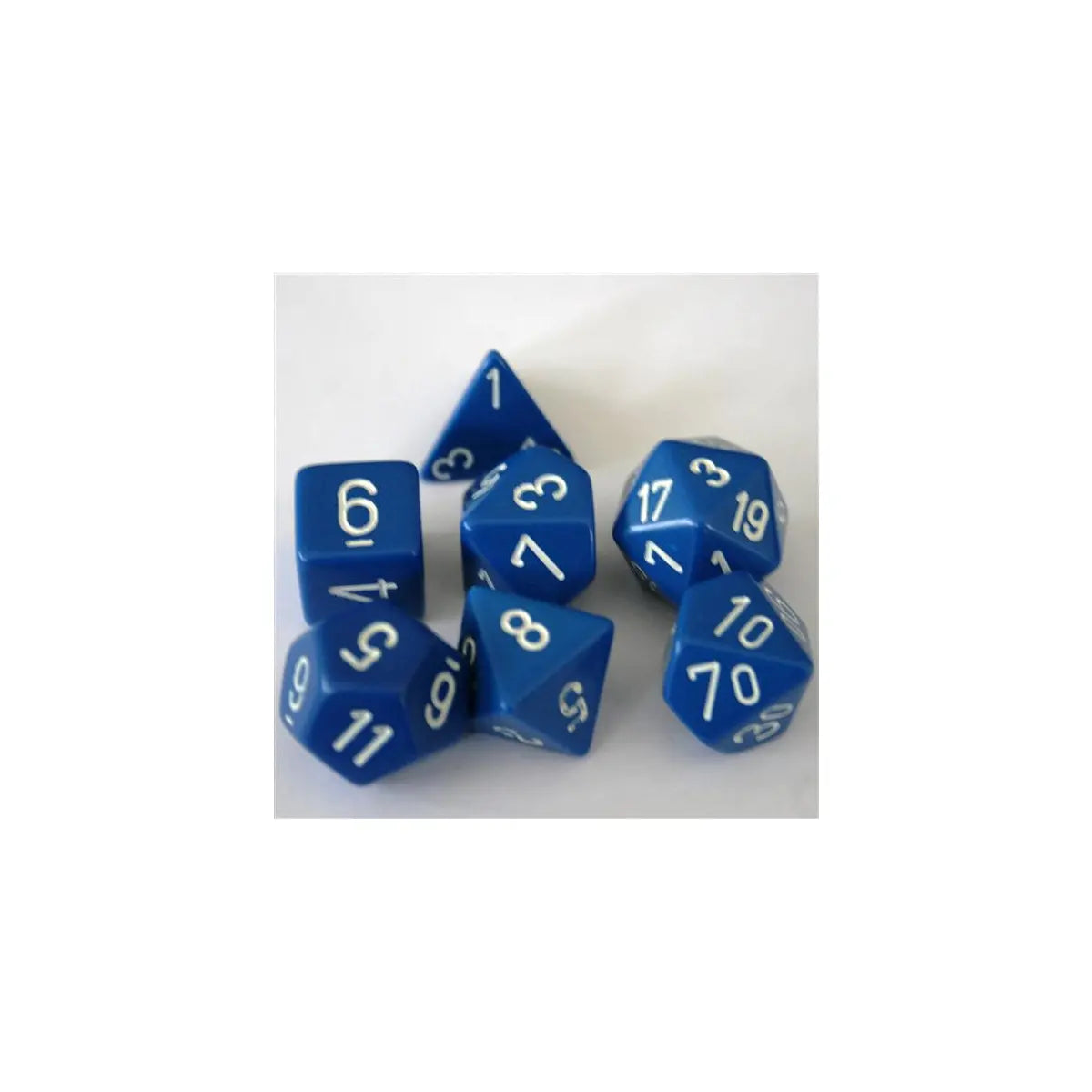Chessex Opaque Blue Set