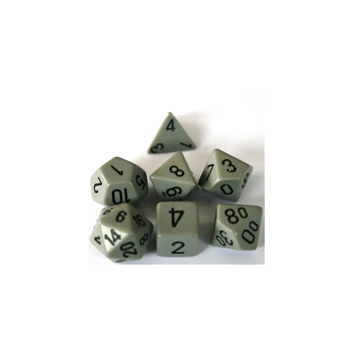 Chessex Opaque Dark Grey/Black Set
