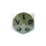 Chessex Chessex Opaque Dark Grey/Black W10