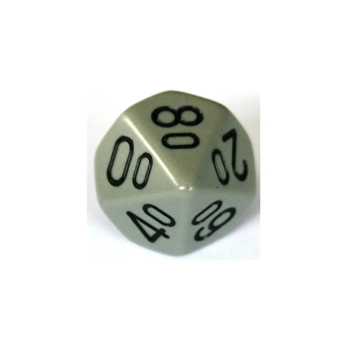 Chessex Opaque Dark Grey/Black W10-0