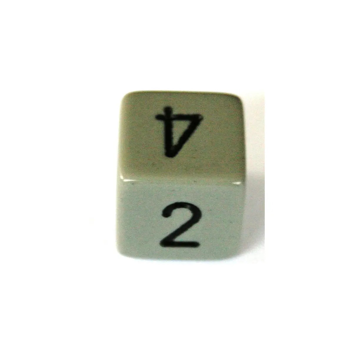Chessex Opaque Dark Grey/Black W6