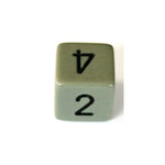 Chessex Opaque Dark Grey/Black W6