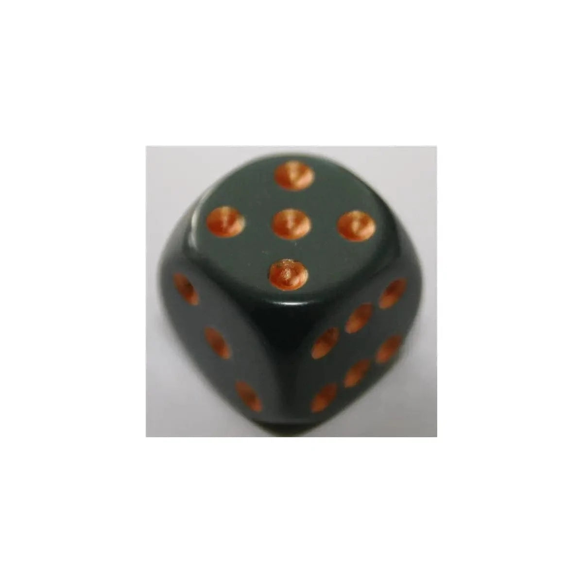 Chessex Chessex Opaque Dark Grey/Copper W6 12mm