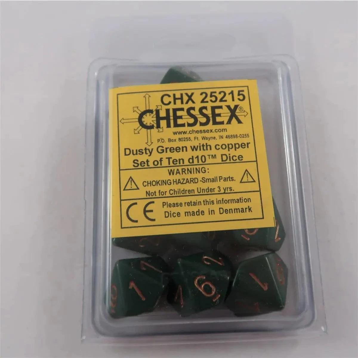 Chessex Chessex Opaque Dusty green 10 x W10 Set