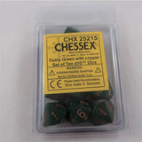 Chessex Chessex Opaque Dusty green 10 x W10 Set