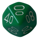 Chessex Chessex Opaque Green W10-0