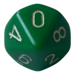Chessex Chessex Opaque Green W10