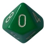 Chessex Chessex Opaque Green W10