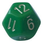 Chessex Chessex Opaque Green W12