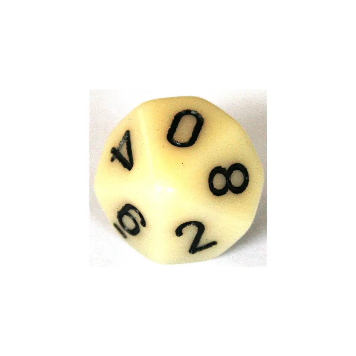 Chessex Opaque Ivory W10