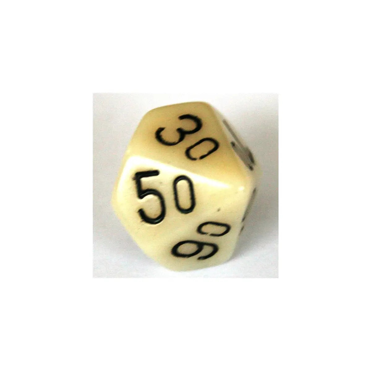 Chessex Opaque Ivory W10-0
