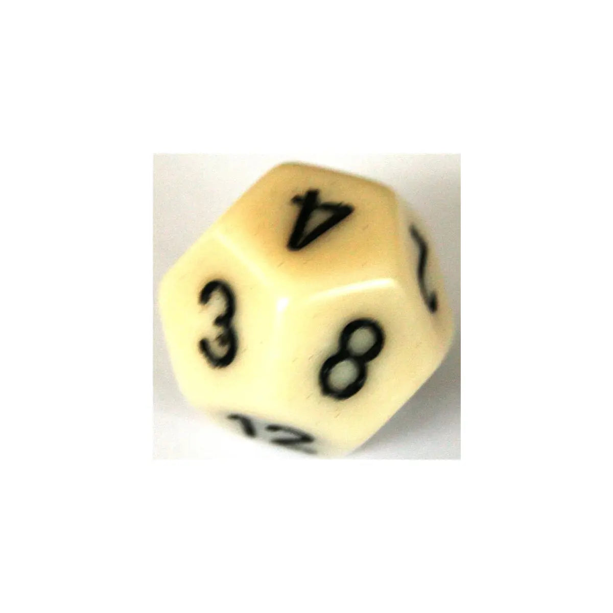 Chessex Opaque Ivory W12