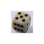 Chessex Opaque Ivory W6 16mm