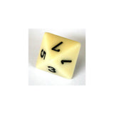 Chessex Opaque Ivory W8