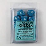 Chessex Chessex Opaque Light blue 10 x W10 Set