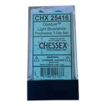 Chessex Chessex Opaque Light Blue Set