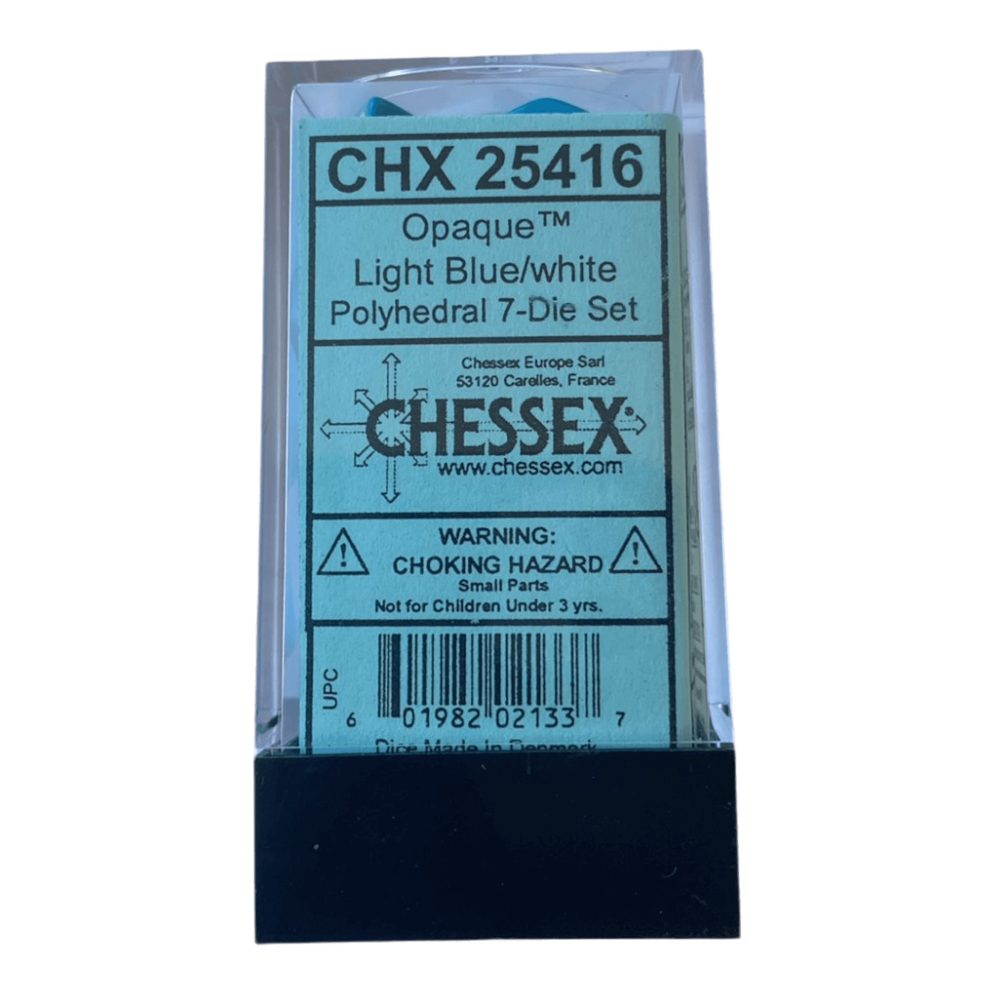 Chessex Chessex Opaque Light Blue Set