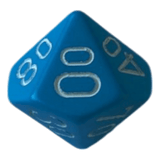 Chessex Chessex Opaque Light Blue W10-0