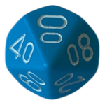 Chessex Chessex Opaque Light Blue W10-0