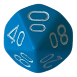 Chessex Chessex Opaque Light Blue W10-0