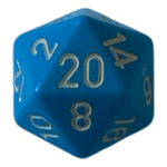 Chessex Chessex Opaque Light Blue W20