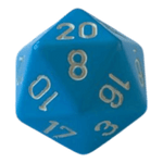Chessex Chessex Opaque Light Blue W20