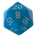 Chessex Chessex Opaque Light Blue W20