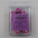 Chessex Chessex Opaque Light purple 10 x W10 Set