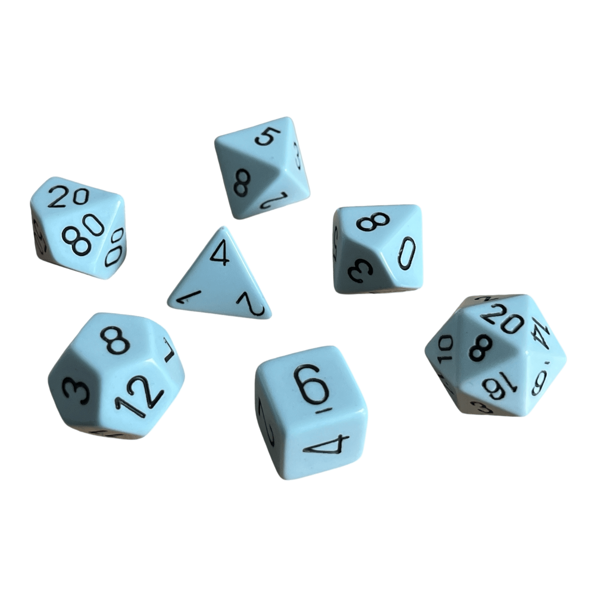 Chessex Chessex Opaque Pastel Blue/Black Set