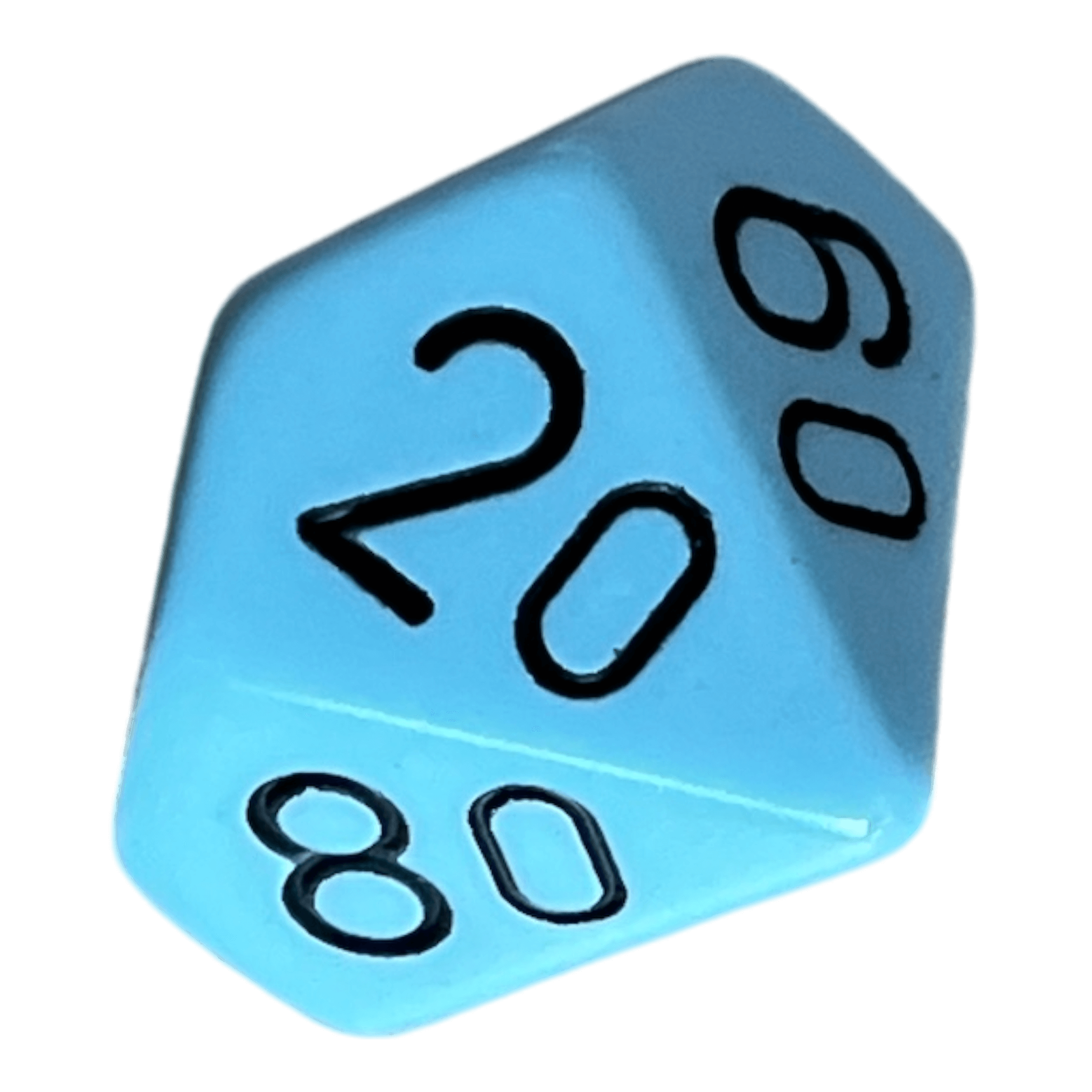 Chessex Chessex Opaque Pastel Blue/Black W10-0