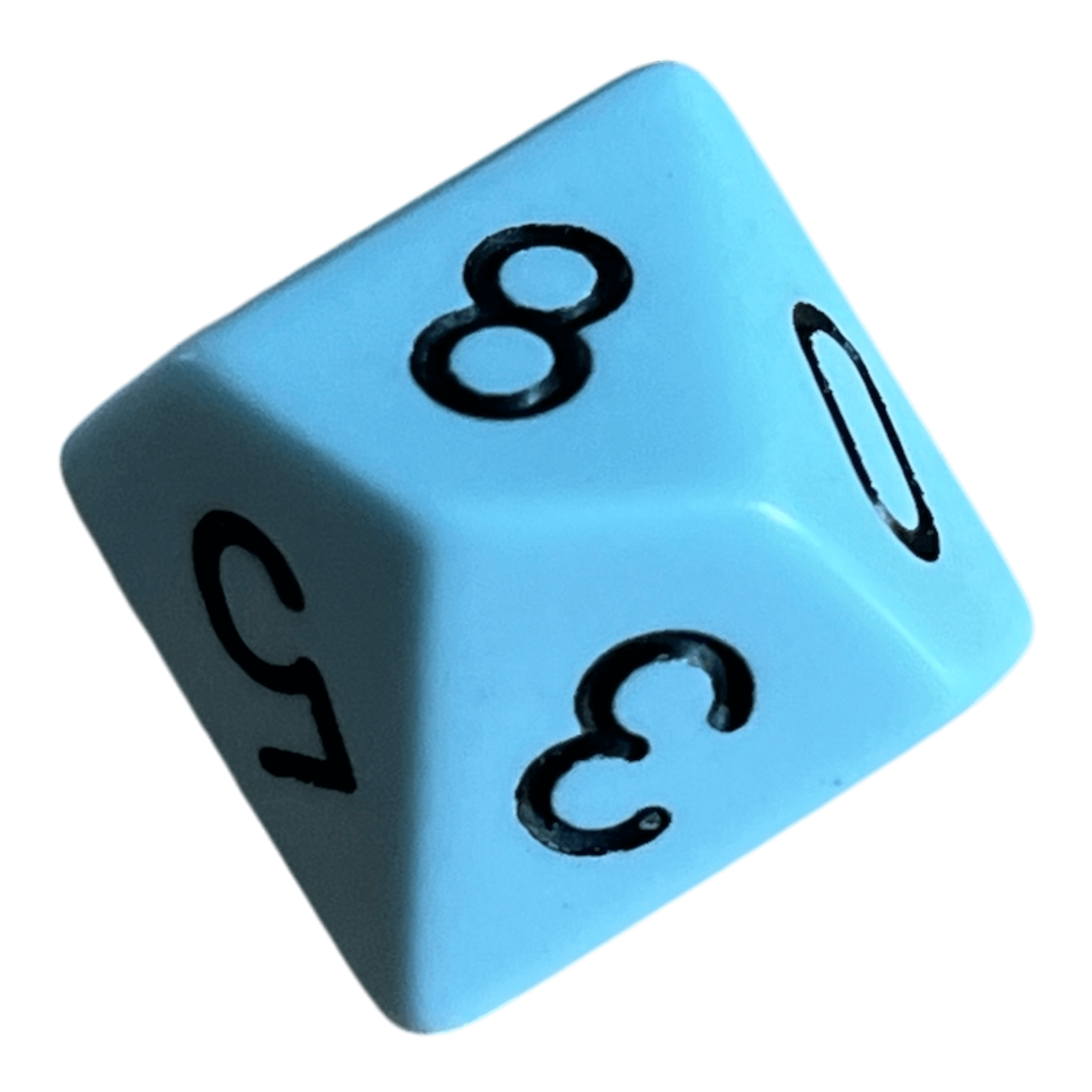 Chessex Chessex Opaque Pastel Blue/Black W10