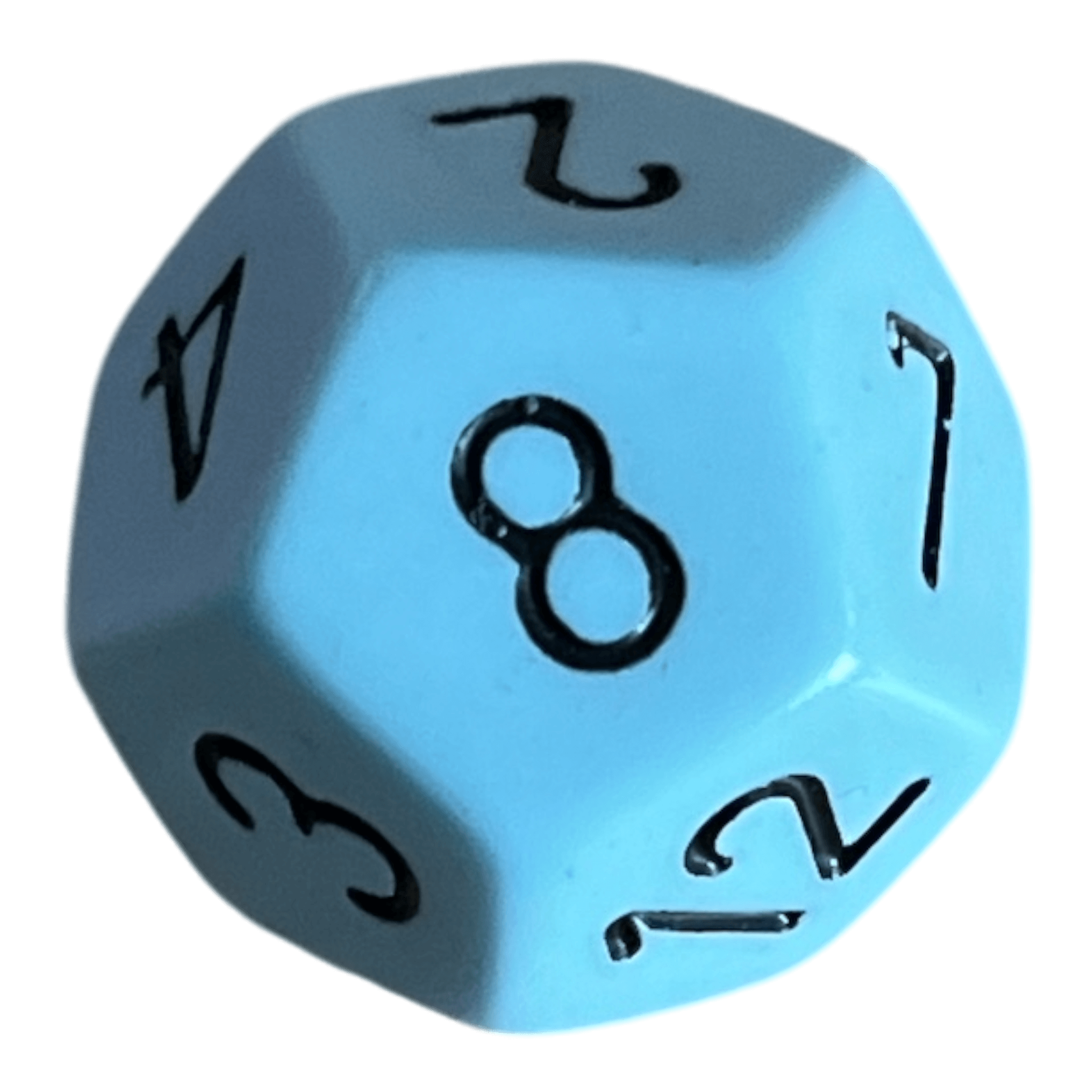 Chessex Chessex Opaque Pastel Blue/Black W12