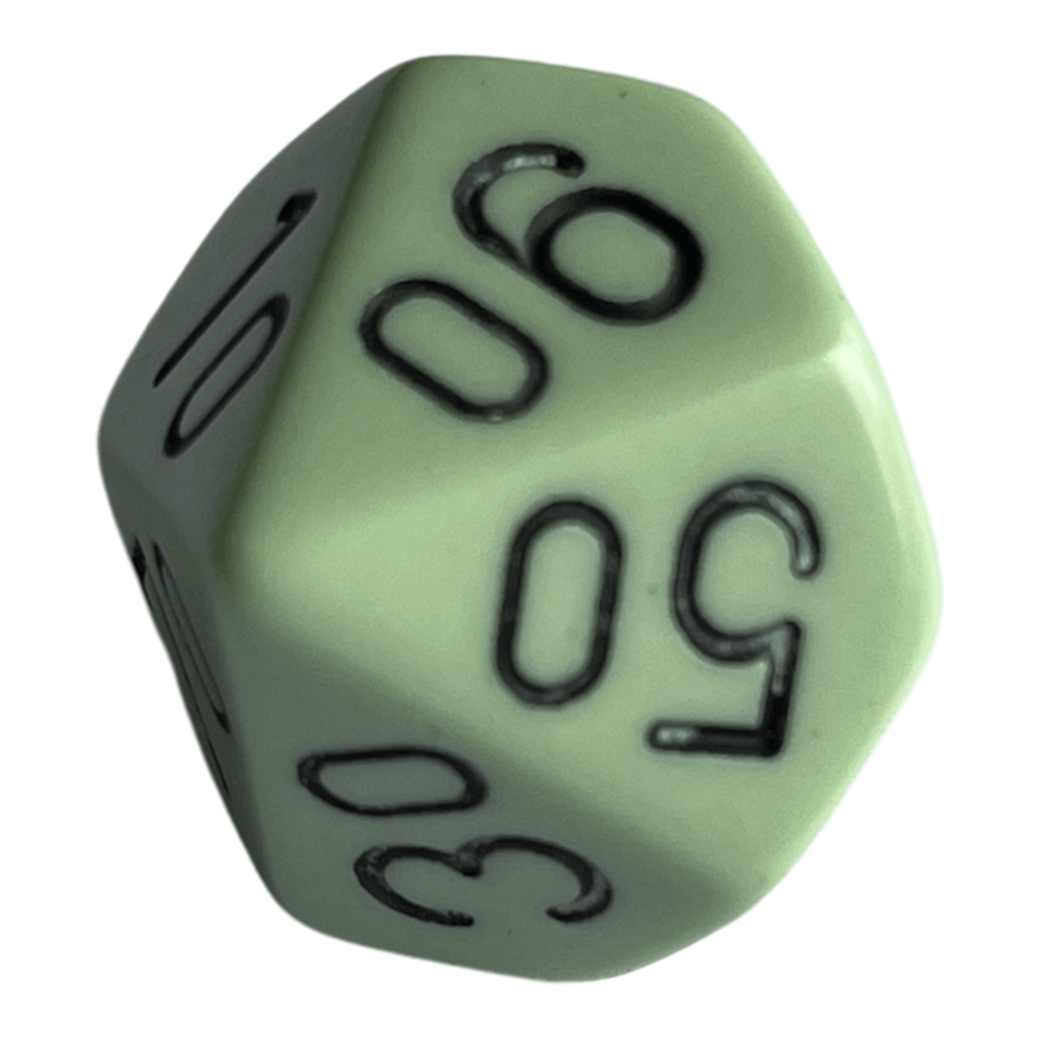 Chessex Chessex Opaque Pastel Green/Black W10-0