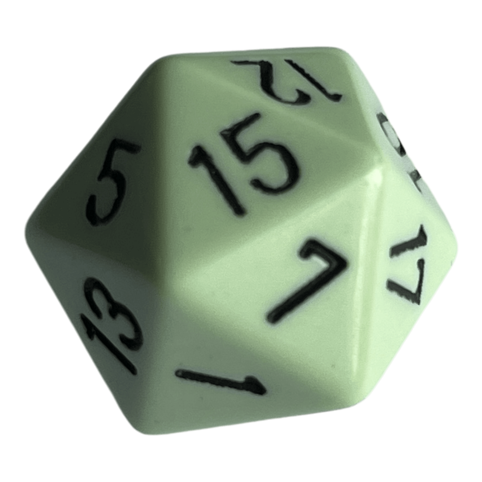 Chessex Chessex Opaque Pastel Green/Black W20
