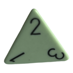 Chessex Chessex Opaque Pastel Green/Black W4