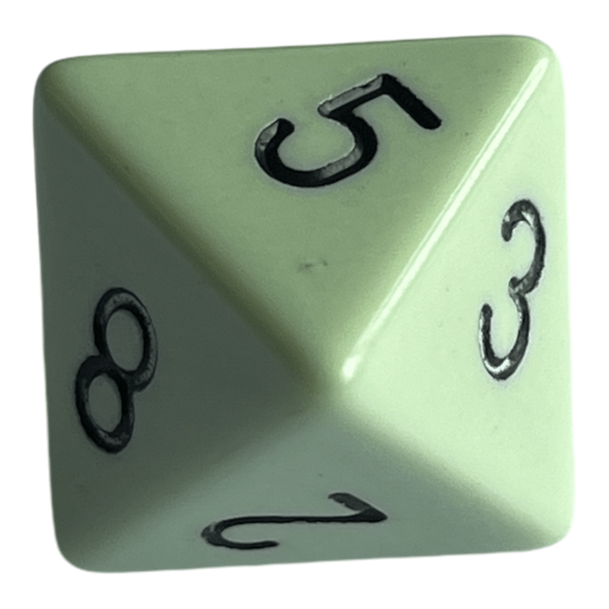 Chessex Chessex Opaque Pastel Green/Black W8