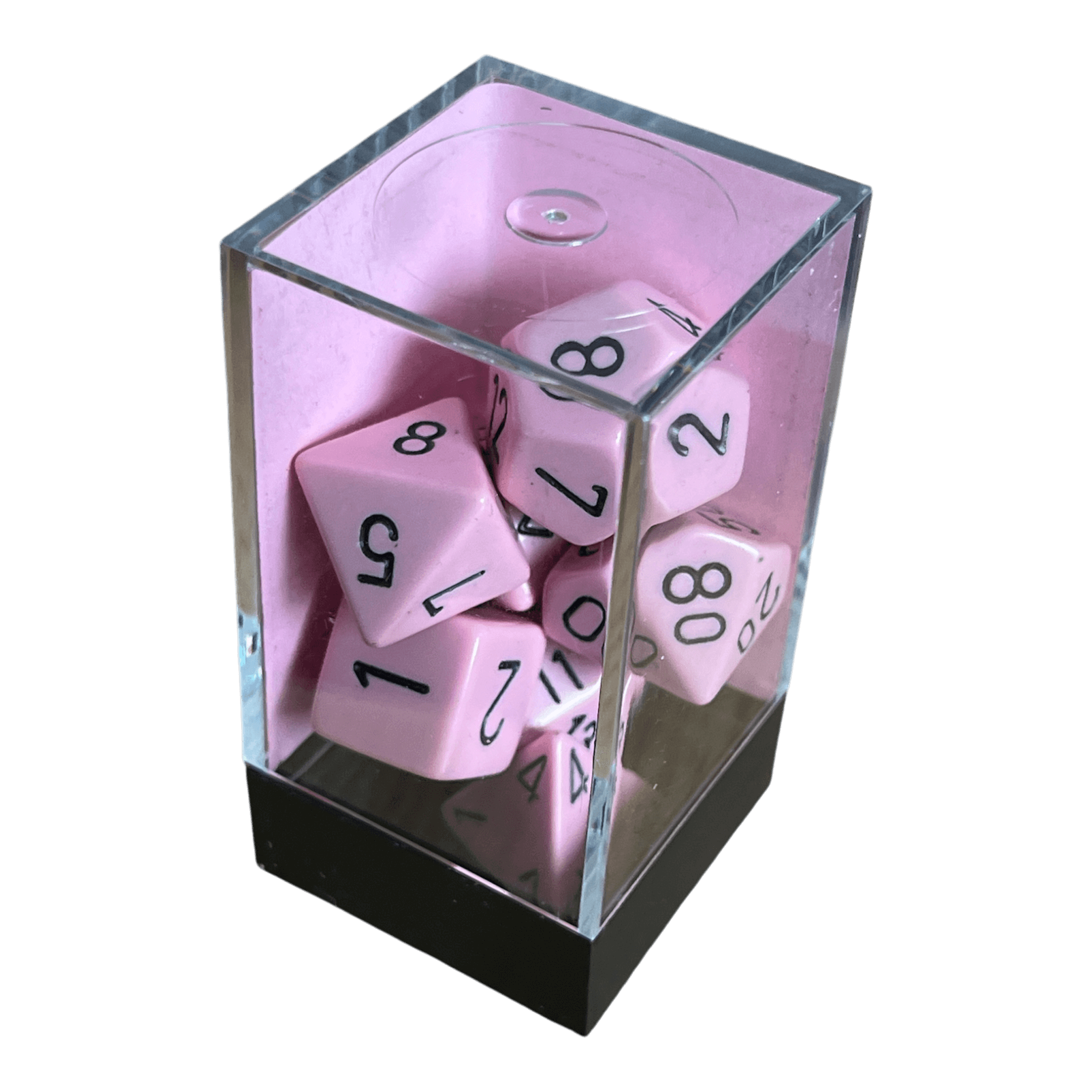 Chessex Chessex Opaque Pastel Pink/Black Set