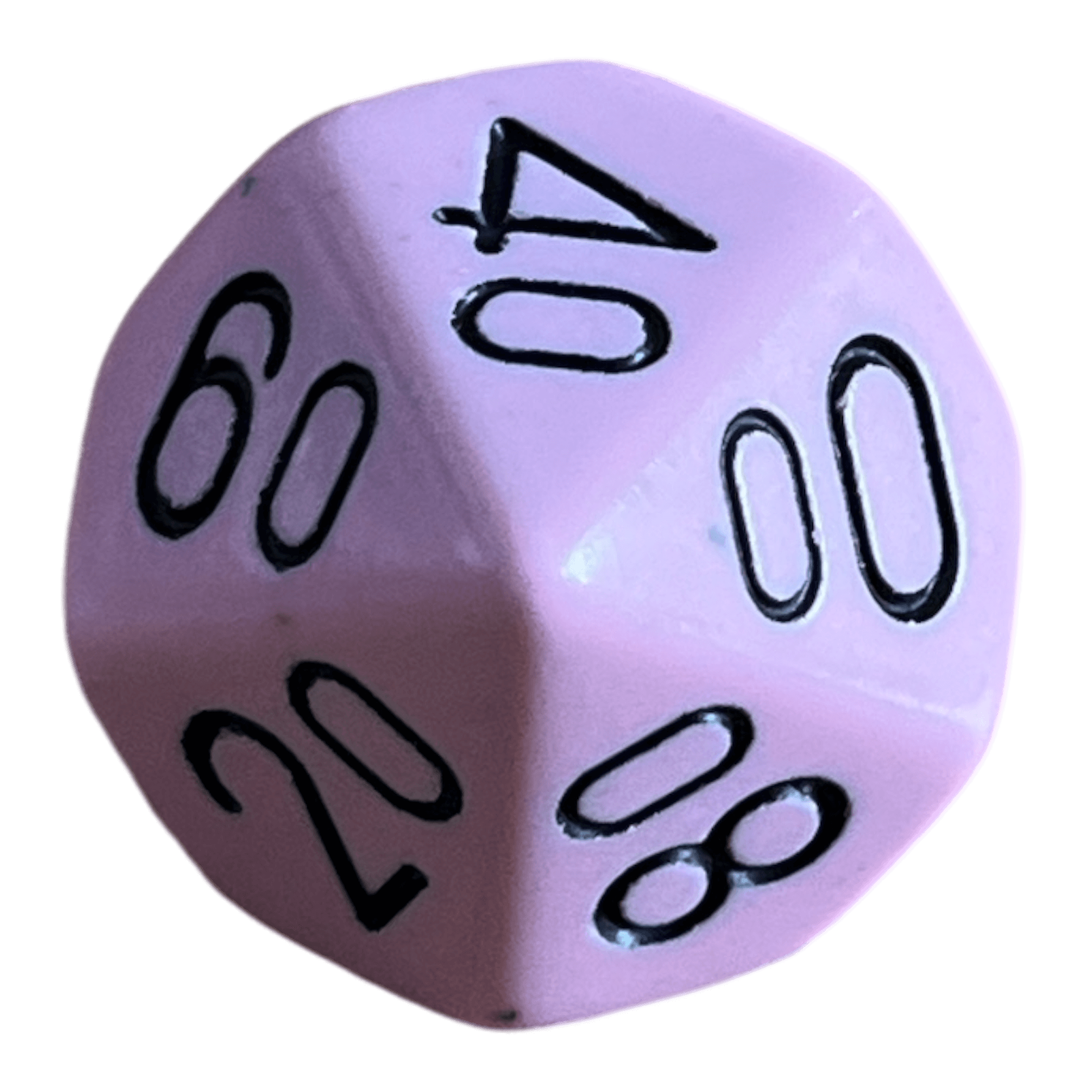 Chessex Chessex Opaque Pastel Pink/Black W10-0