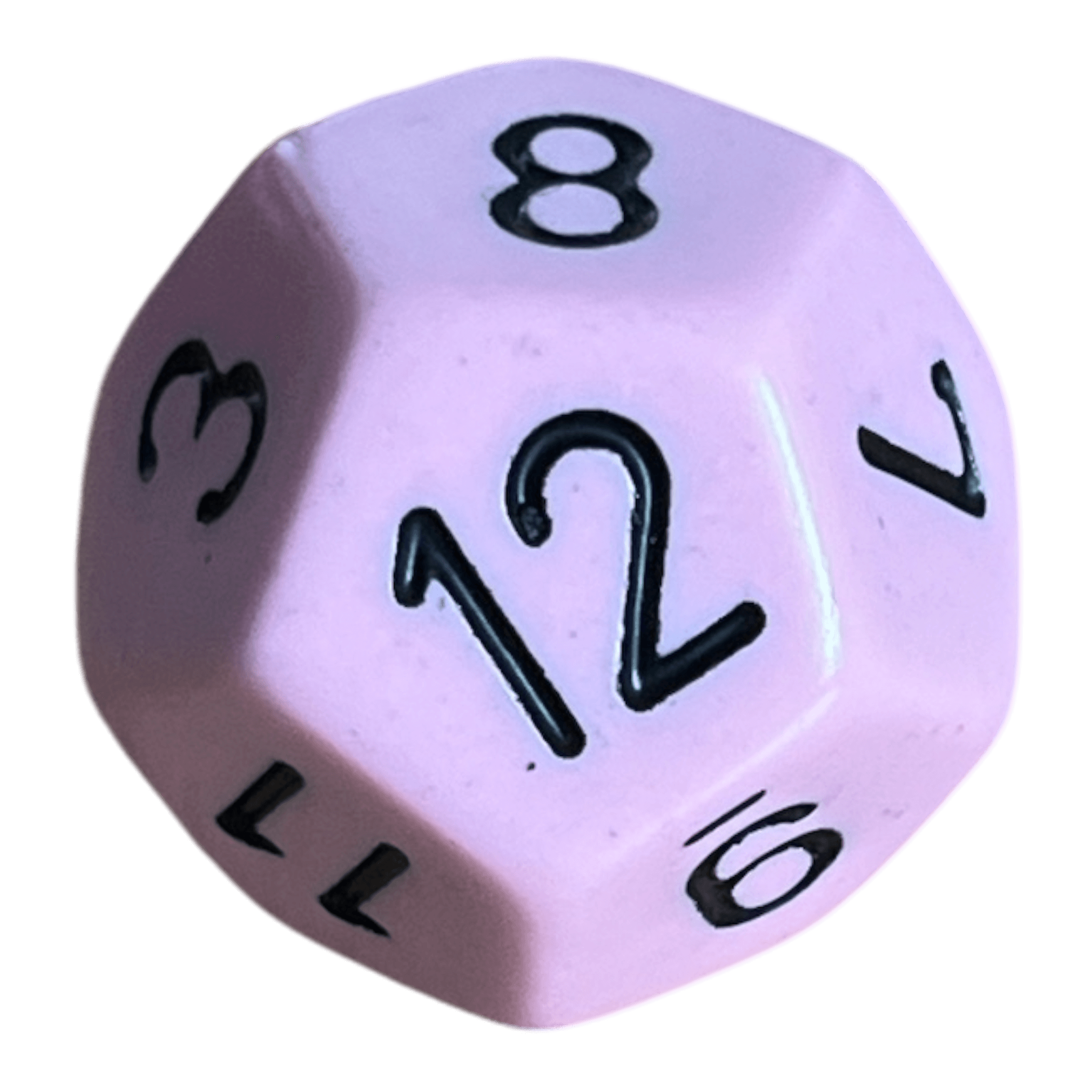 Chessex Chessex Opaque Pastel Pink/Black W12