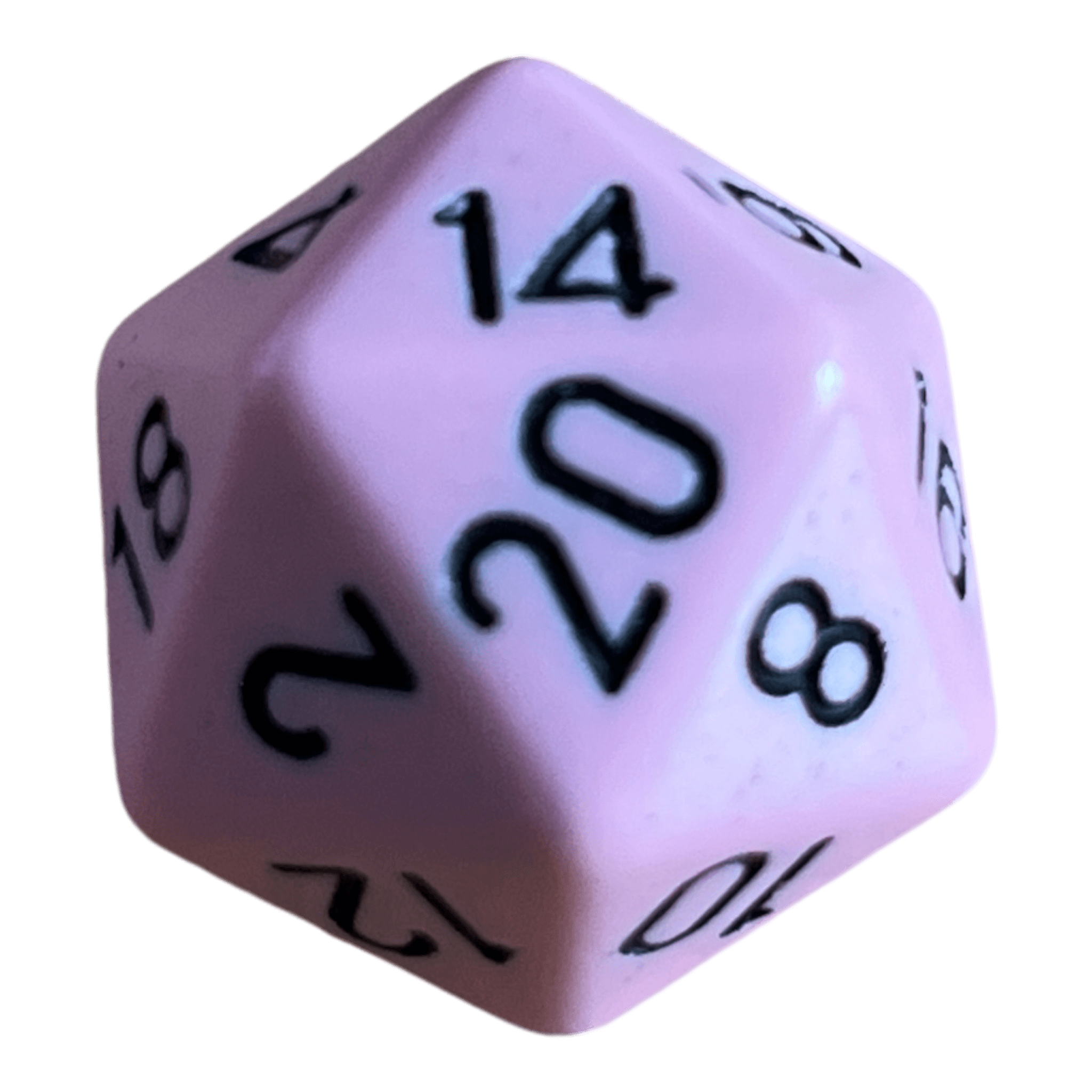 Chessex Chessex Opaque Pastel Pink/Black W20