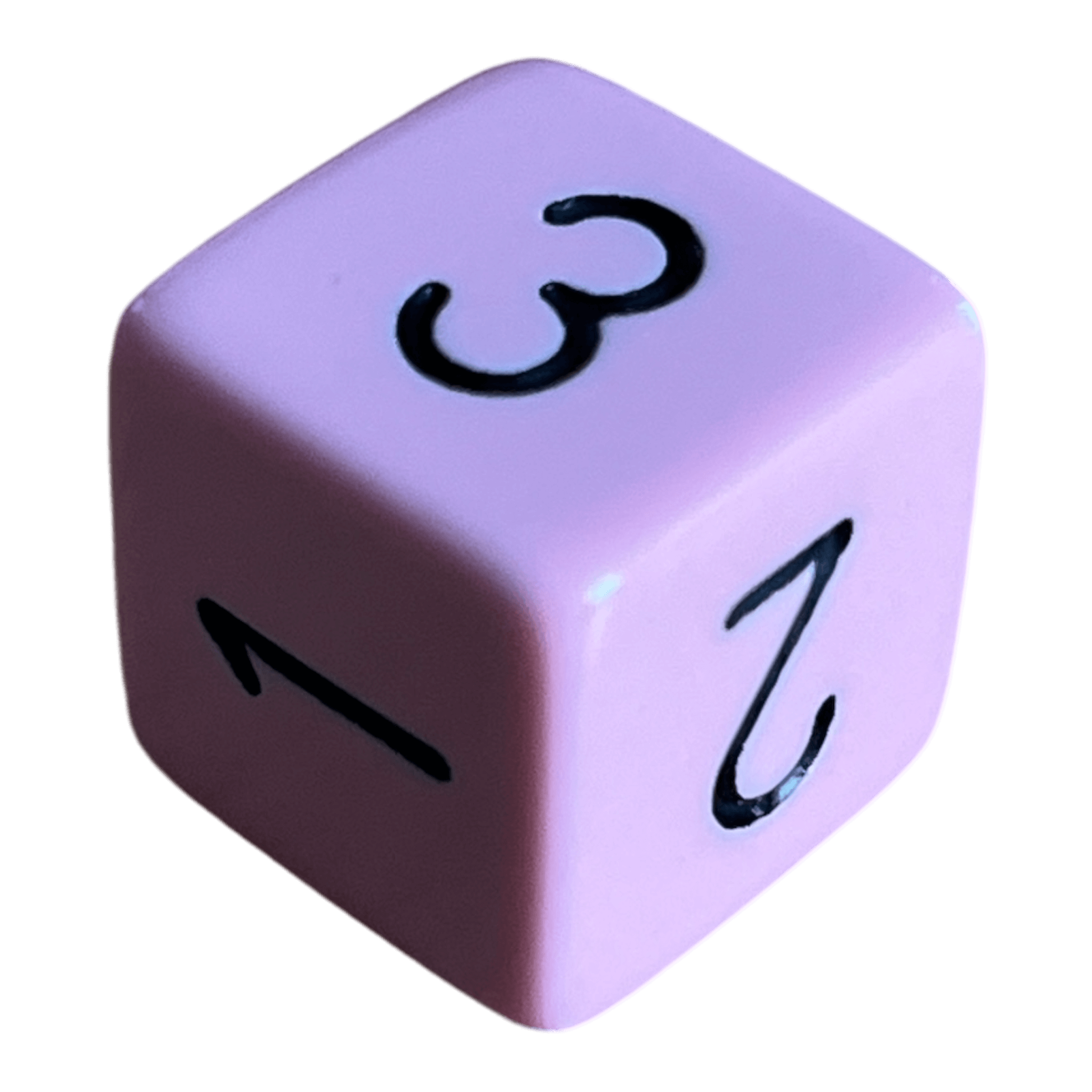 Chessex Chessex Opaque Pastel Pink/Black W6