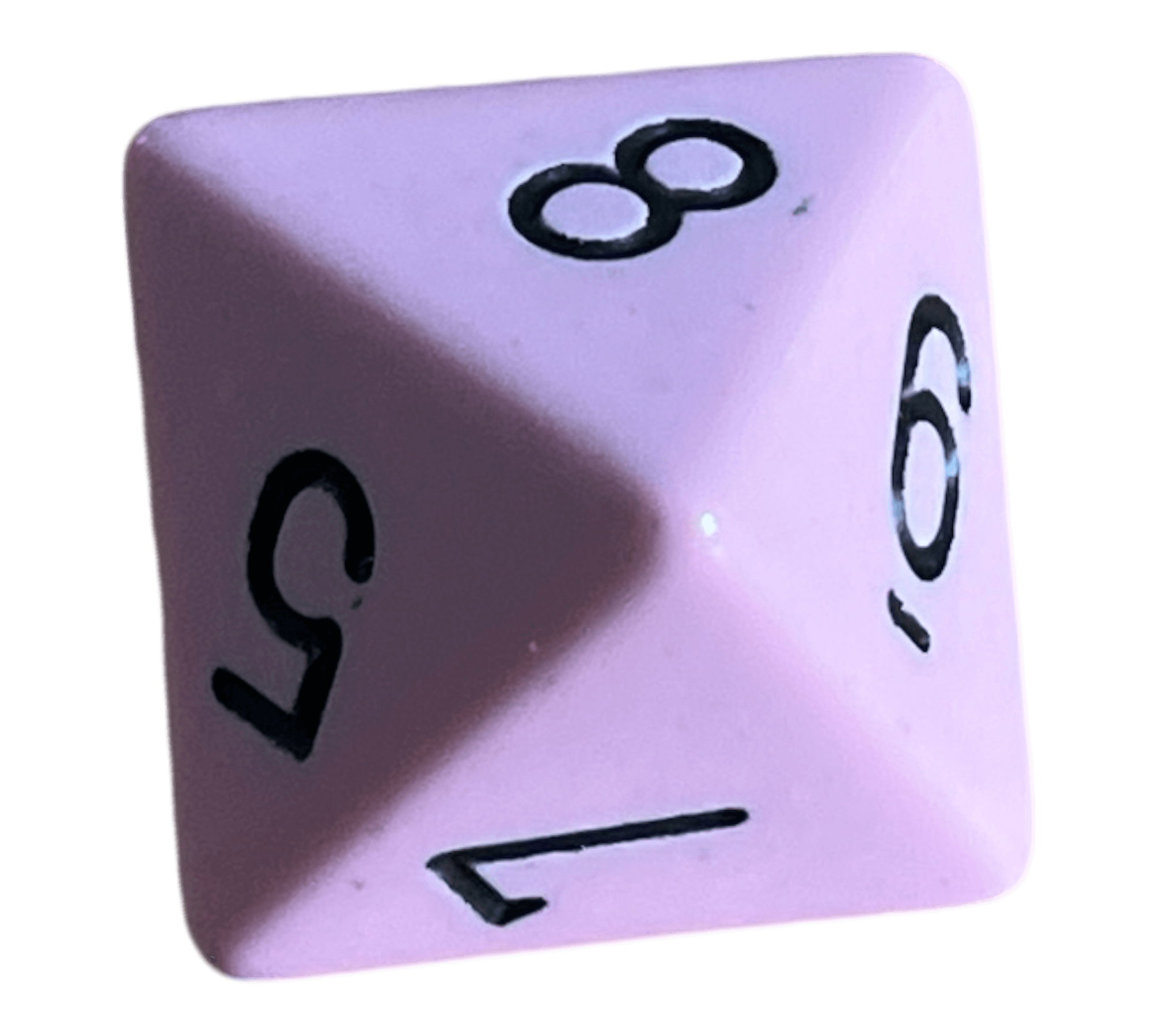 Chessex Chessex Opaque Pastel Pink/Black W8