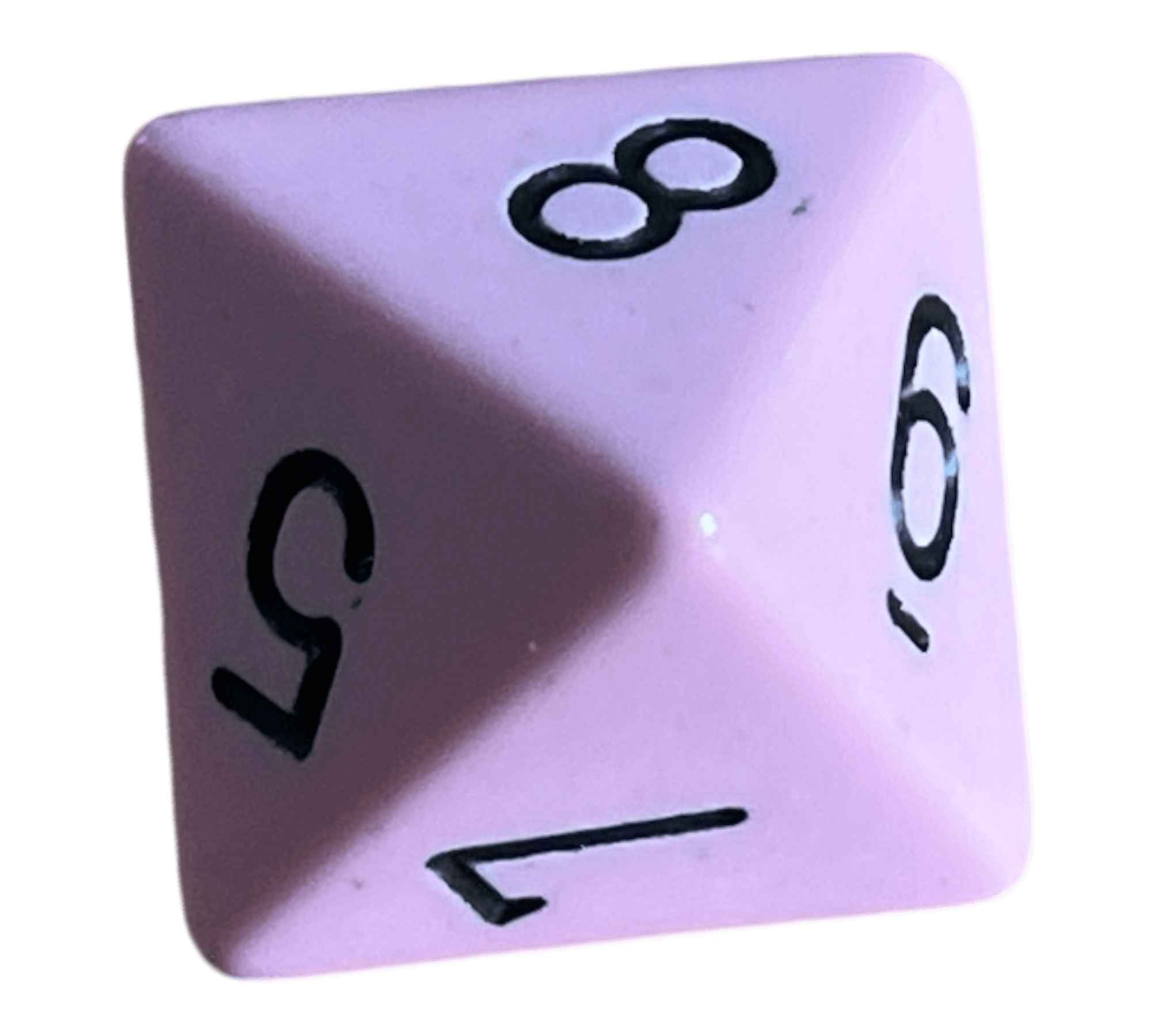 Chessex Chessex Opaque Pastel Pink/Black W8