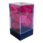 Chessex Chessex Opaque Pink/Weiß 7er Set