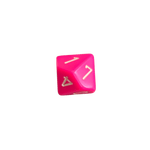 Chessex Chessex Opaque pink/white W10