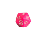 Chessex Chessex Opaque pink/white W20