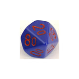 Chessex Chessex Opaque Purple/Red W10-0