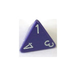 Chessex Chessex Opaque Purple/White W4