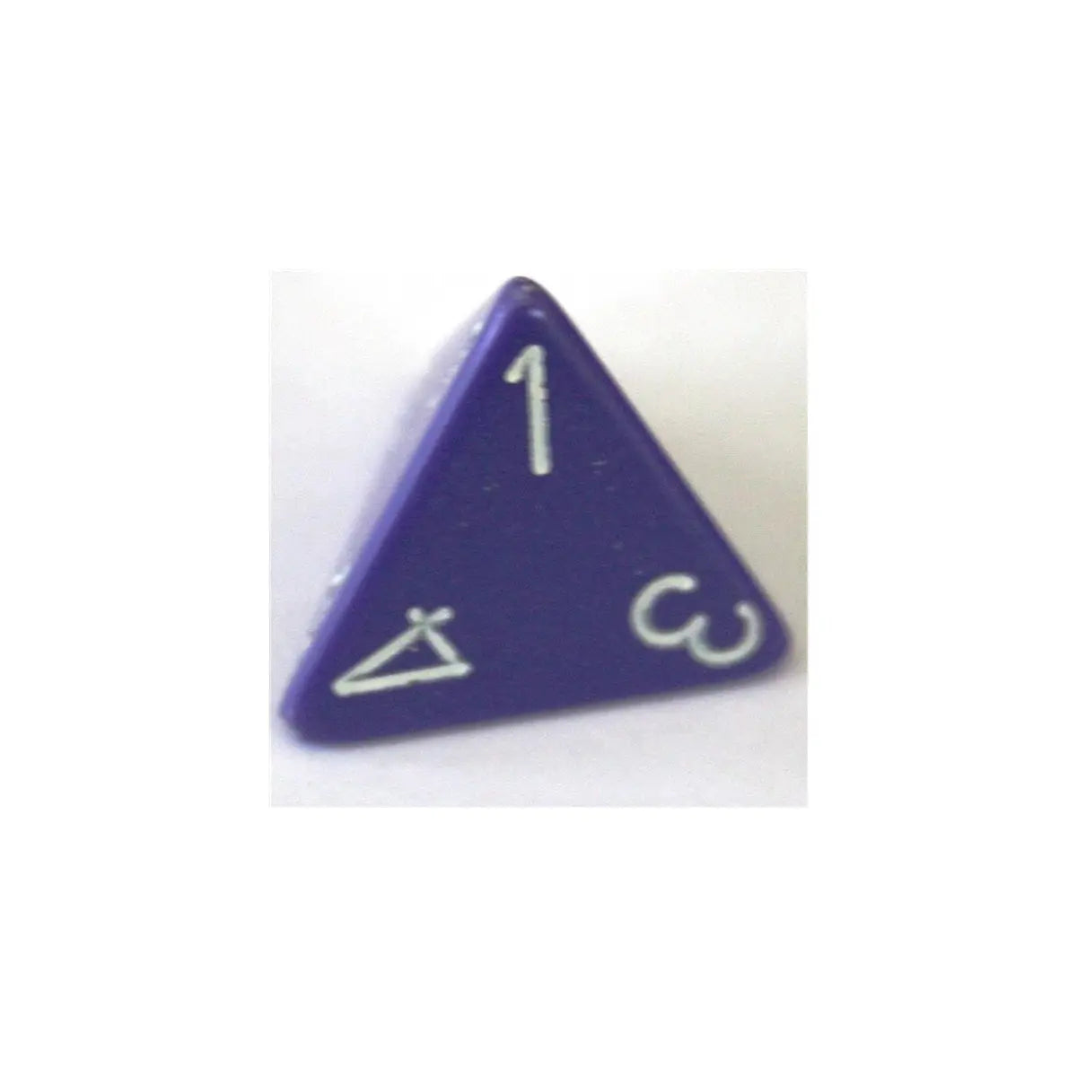 Chessex Opaque Purple/White W4