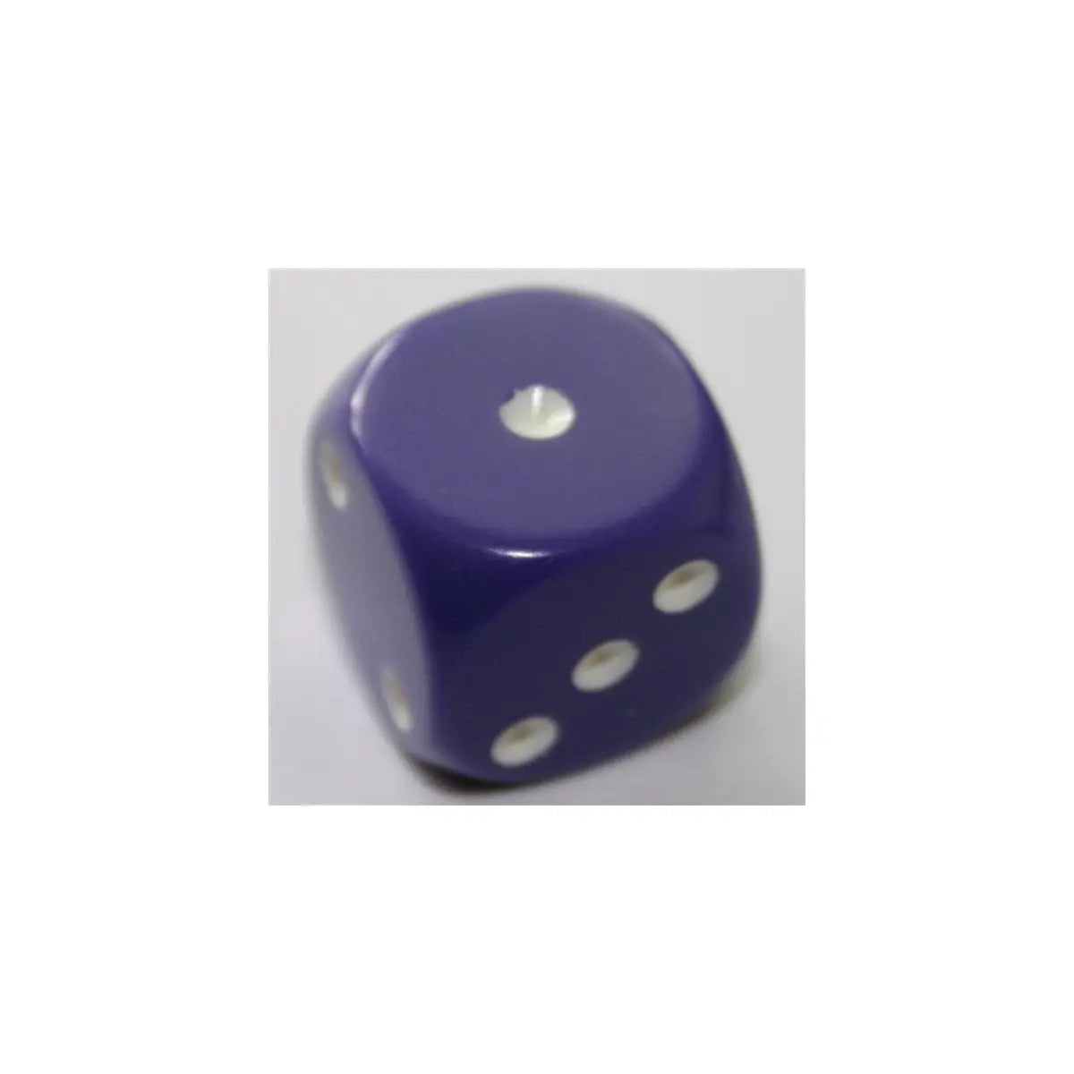 Chessex Opaque Purple/White W6 12mm
